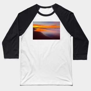 Ventura Beach Sunrise Baseball T-Shirt